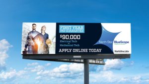 North Star BlueScope Billboard