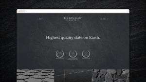 Buckingham Slate website design