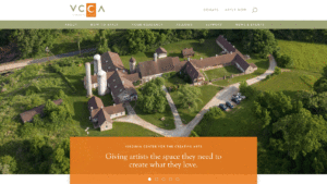VCCA website design